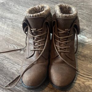 Cliffs by WHITE MOUNTAIN Dark Brown Combat Boots